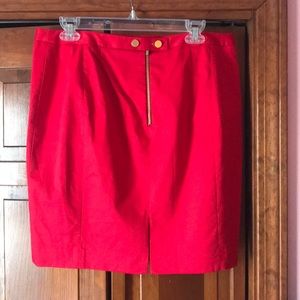 NWOT Express Pencil Skirt Red